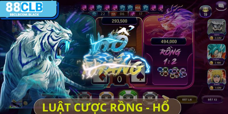 Khách hàng sẽ có 3 lựa chọn khi chơi game Dragon Tiger