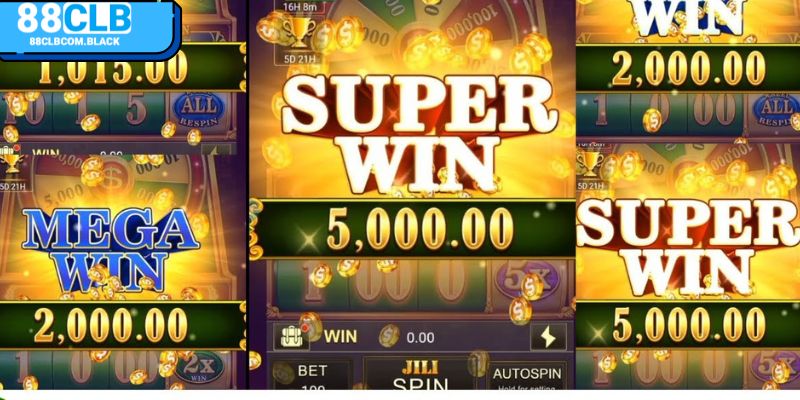 Nổ hũ Jili với nhiều giải thưởng trúng jackpot lớn